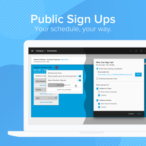 Public Sign Ups